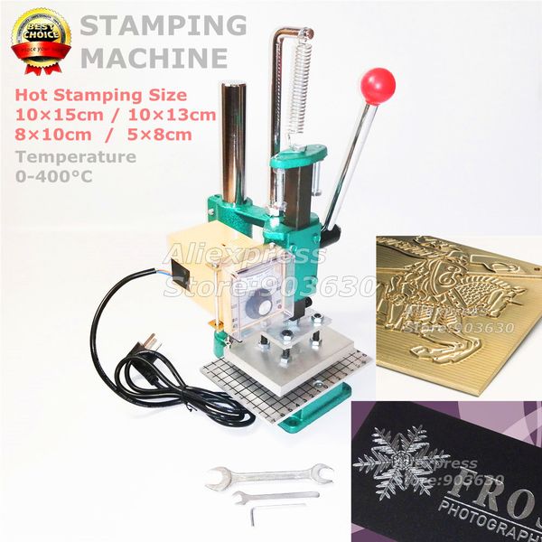 

manual stamping machine leather printer creasing machine foil stamping marking press embossing