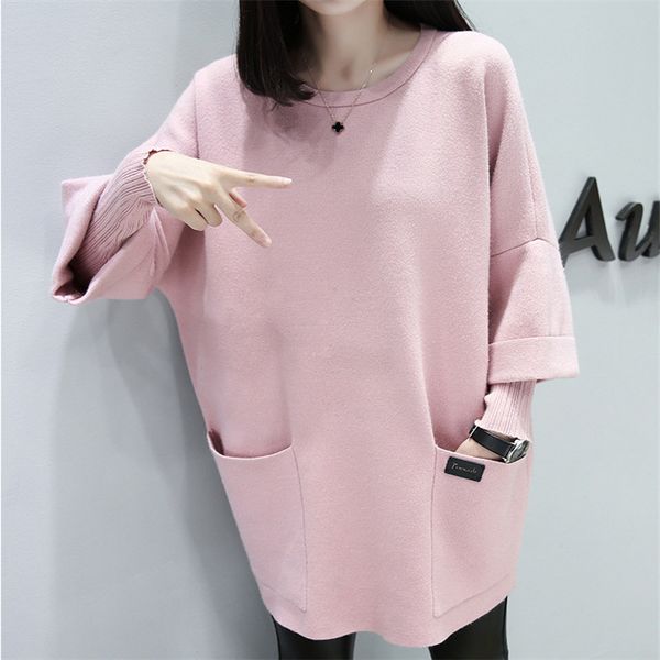 

plus size grey pink long sweatshirts women harajuku fake two pieces spring autumn loose casual elegant women's pullovers, Black
