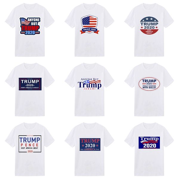 

print designer t shirt man summer o шея хлопок удобная трампа t-shirt человек вскользь с коротким рукавом тройник # 205, White;black