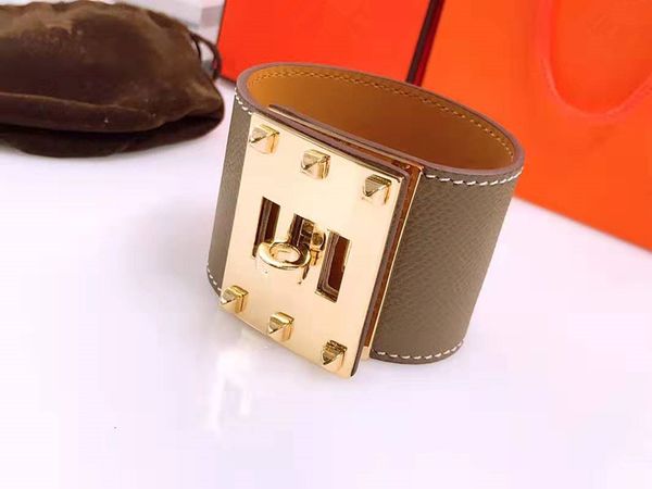 

designer jewelry women bracelets brand jewelry three-hole wide edition bracelet fashion designer bangle mens gold bracelets jewelry 2019, Black