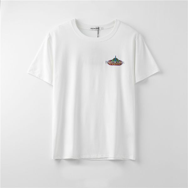 

new fishion mens designer brand t-shirts men women breathable shorts short sleeve fishion shirt luxury printing tees designer tees 2032507h, White