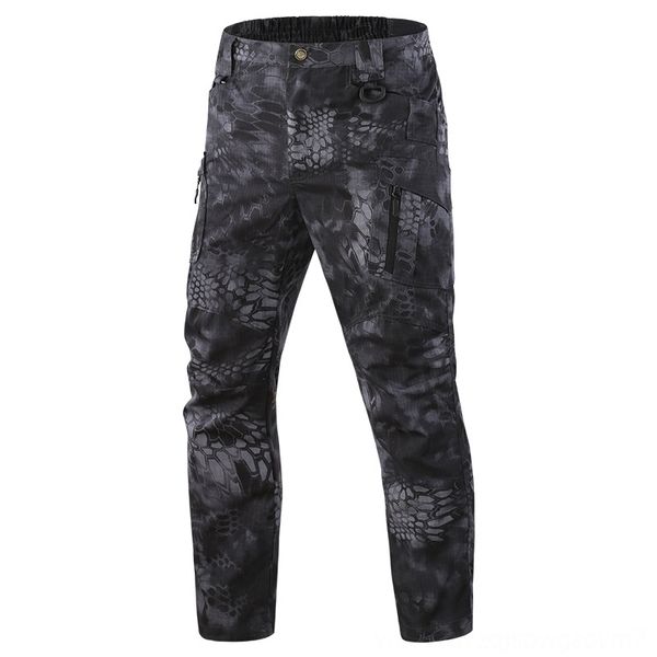 

men hunting wear athletic & outdoor apparel camo cargo pant multi pockets casual work combating trousers edshipping, Camo;black