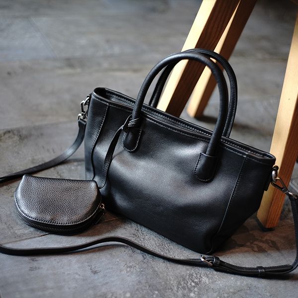

woonam women fashion handbag natural genuine hide calf leather shopper tote bag wb1159