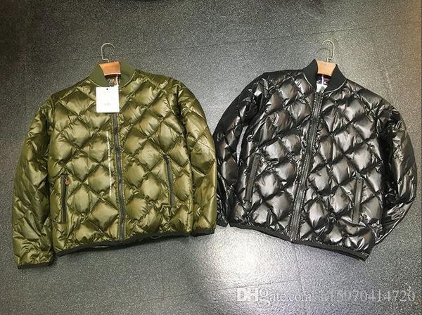 

2019 winter jacket new mens designer jackets stand collar luxury white goose down jacket comfortable warm down jacket m-2xl, Black;brown