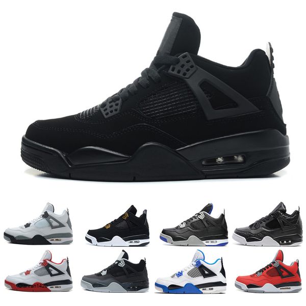 

mens chaussures black cat basketball shoes mens 4s alternate 89 premium black bred cavs oreo toro bravo sneakers outdoor sports sneakers