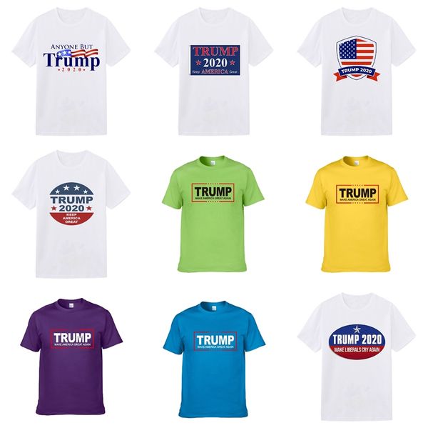 

new t shirt men designer letter print short sleeves summer 3 trump t-shirt hip hop fashion streetwear rapper tee #873, White;black