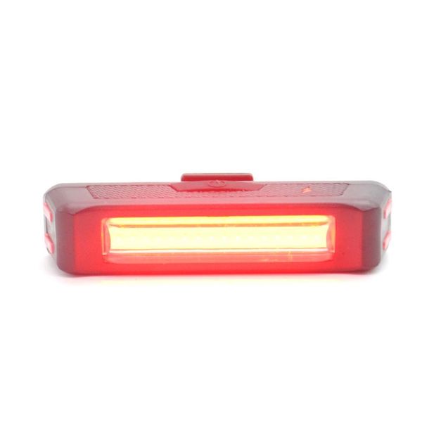 

new waterproofb rechargeable bicycle tail light ultra bright 6 lighting modes red/white led light bike safety flash lamp