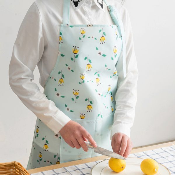 

saingace apron women restaurant home kitchen bbq working cooking oil-proof new fashion lady women men adjustableapron 2019