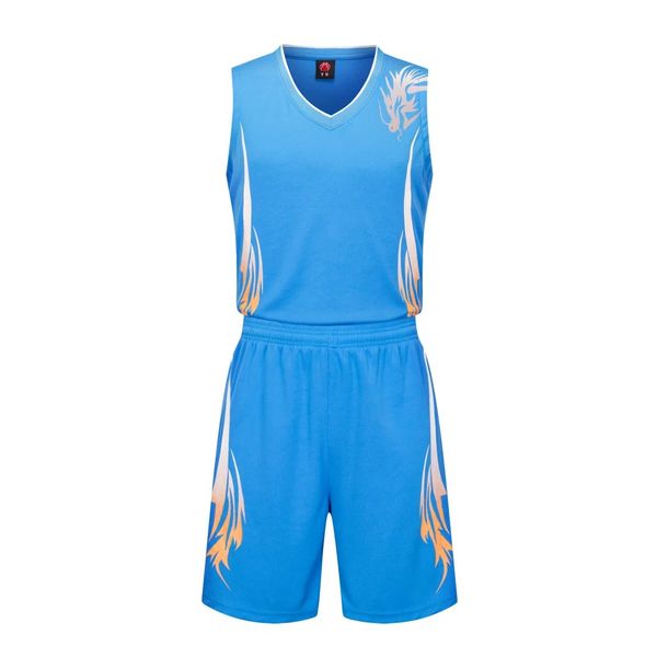 

discount men training basketball sets with shorts uniforms reversible basketball jerseys for that home and away look kits sports a9-8, Blue;black