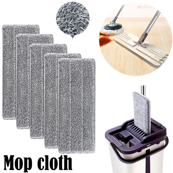 

10pchome cleaning pad replacement microfiber washable spray mop dust mop household head cleaning pad car 33x12mm