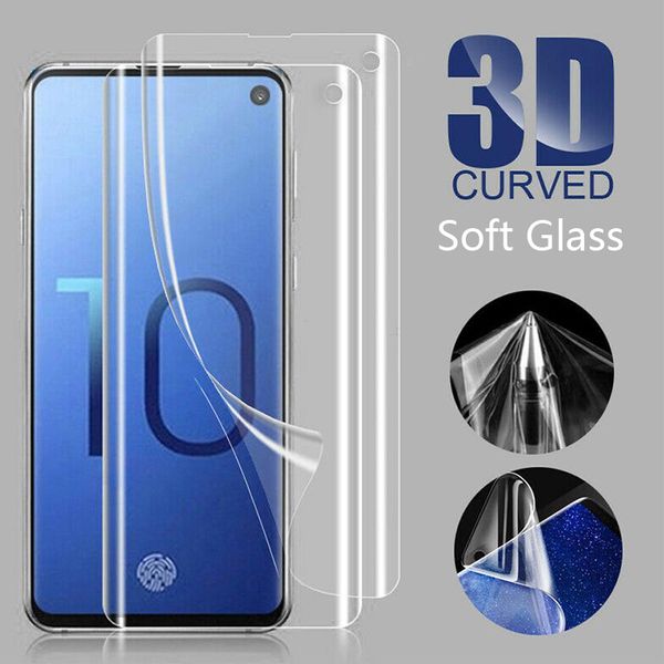 

мягкий тпу screen protector защитная пленка пэт пластиковые изогнутые стекла для samsung s10 s10plus s9 примечание 9 s8 примечание 8 примеча