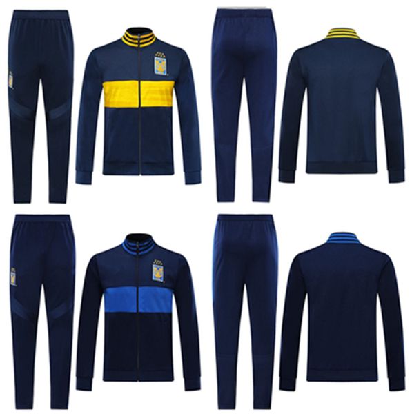 

tigres uanl football tracksuit 2019 2020 maillot de foot club amÃ©rica soccer survetement chandal unam soccer jacket mexico sportswear, Black