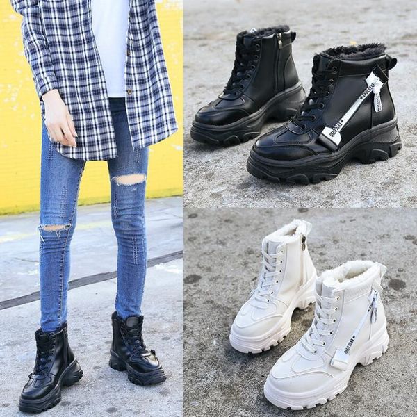 

2019 новых женщин вскользь короткие ботинки женщин сапоги рыцарь мартин сапоги, Black