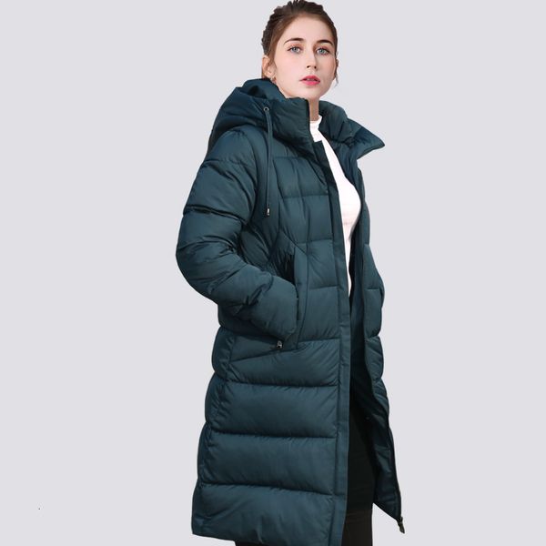 

2019 nieuwe verdikking winterjas vrouwen parka plus size 6xl lange modieuze vrouwen winter jas hooded warm down jas uitloper, Black