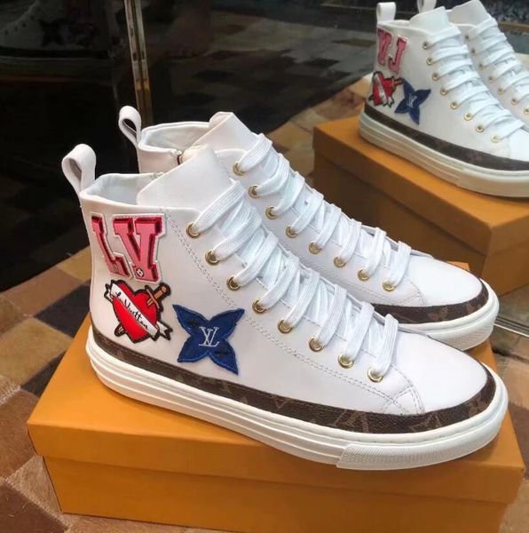 

2020 classic 35-41 new high-women's men's canvas running shoes 3 colors laced up casual shoes sneaker shoes, Black