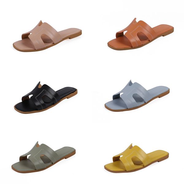 

buckle strap slippers stiletto heels 2020 summer h shoe comfort shoes for women all-match open toe ladies woman high#278, Black