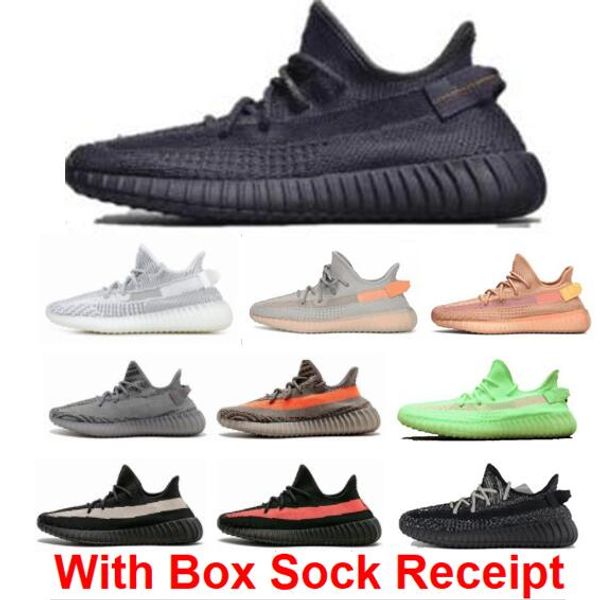 

2019 tatic v2 triple white gid true form hyper pace clay v2 with box men running hoe cream white black neaker 36 48