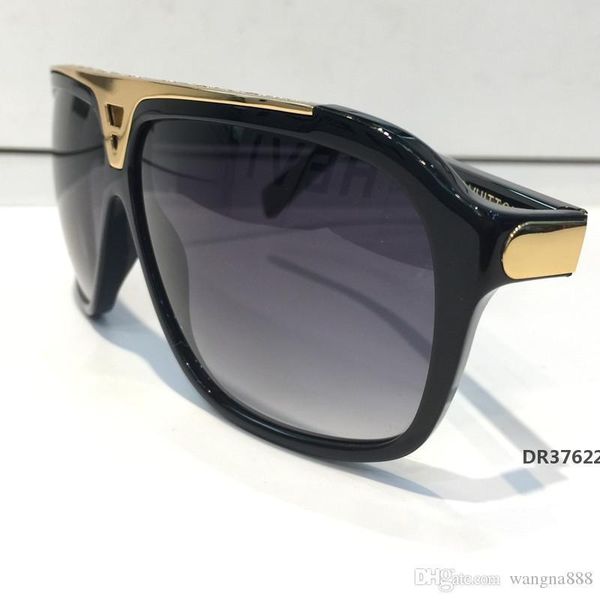 

classic evidence millionaire sunglasses retro vintage men z0350w laser shiny gold frame style come with boxdr37622, White;black