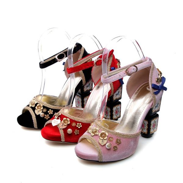 

ollymurs 2020 new fashion women's shoes sandals pearl flower bow, Black