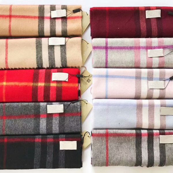 

2019 autumn winter female wool plaid scarf women cashmere scarves wide lattices long shawl wrap blanket warm tippet, Blue;gray