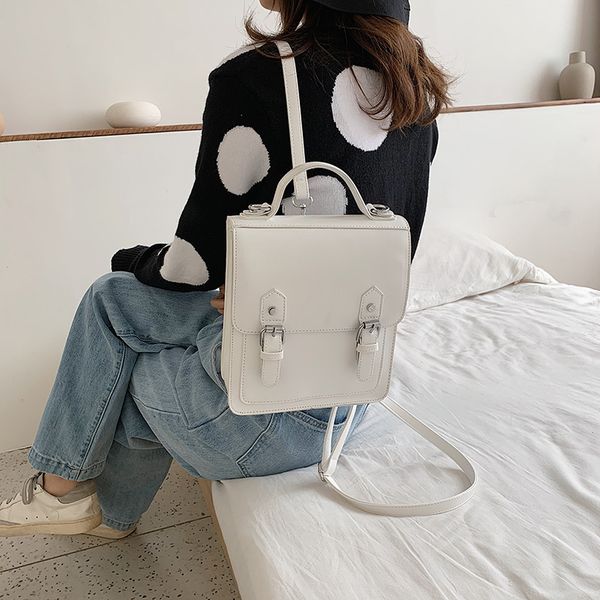 

2020 new korean version of the shoulder bag women's casual fashion college style multifunctional ladies backpack