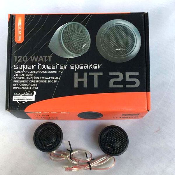 

2 шт. черный аудиосистема громкий купол твитер динамик 100 вт 92db для авто carloudspeakers мода