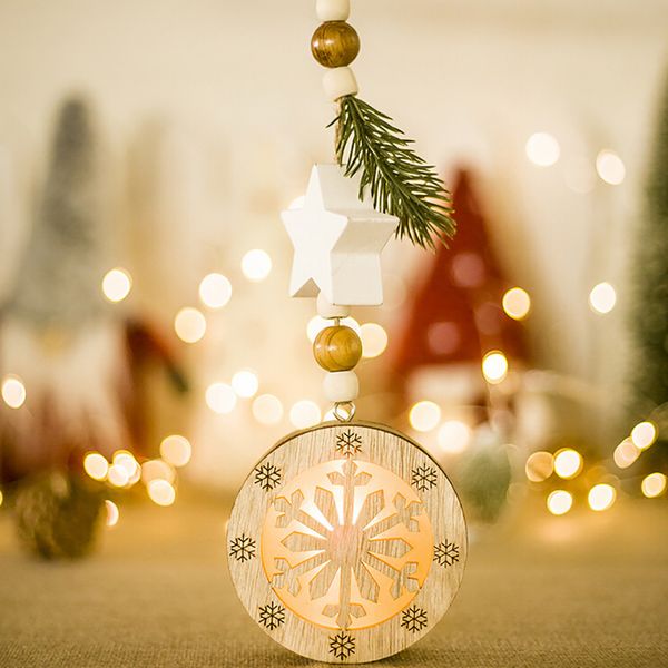

decorative light crafts pendant wooden christmas tree with light ornaments christmas pendant drop ornaments