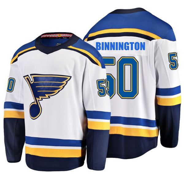 2020 2019 St. Louis Blues J Binnington Stitched Jerseys Customize ...