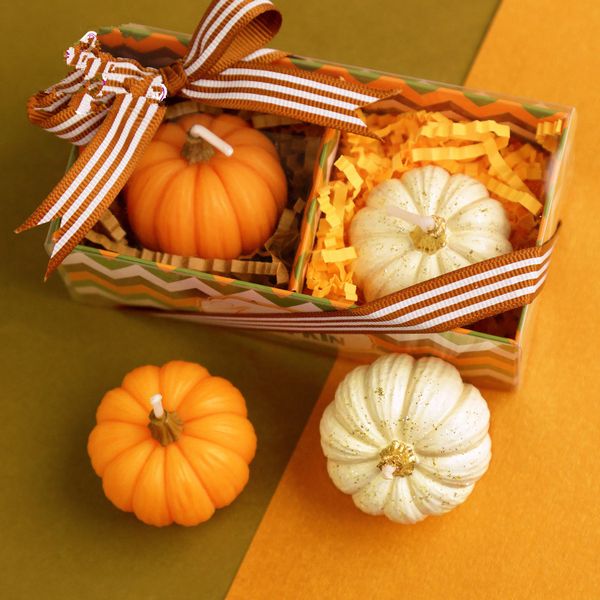 2019 Silicone Mold Fondant Halloween Candle Mold Mini Pumpkin