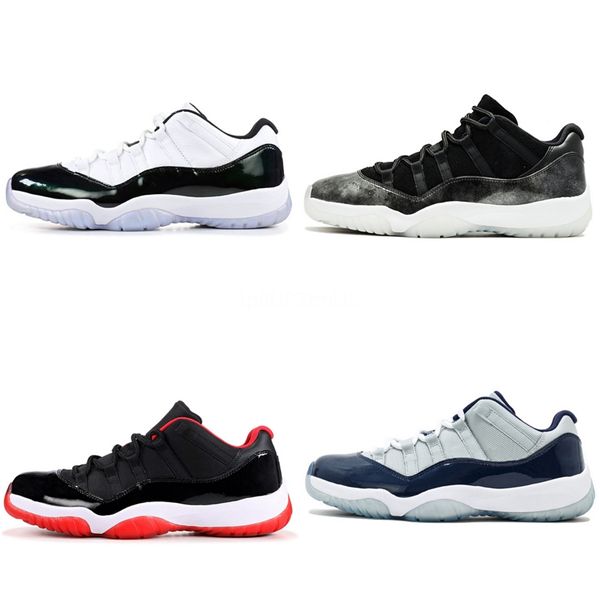 

new jumpman 11s low basketball shoes for men men blue white sneakers sports shoes trainers sports designer zapatillas #528