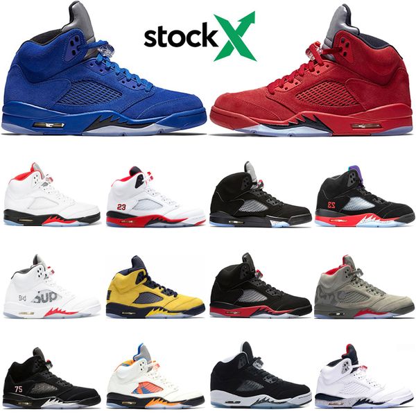 

5 5s jumpman basketball shoes 2020 fire red 3 og black metallic camo white cement mens trainers designer sneakers