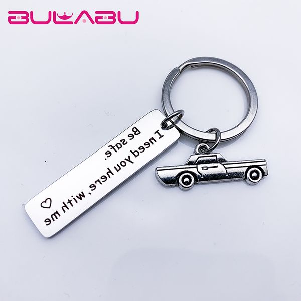 

fashion car decoration keychain silver laser lettering stainless steel metal key chains gifts for keys men llaveros para mujer