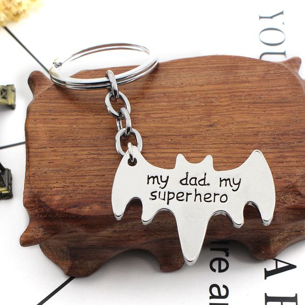 

jg1 fashion trendy the avengers batman superman alloy pendant keychain letting my dad my super hero key rings 3058, Slivery;golden