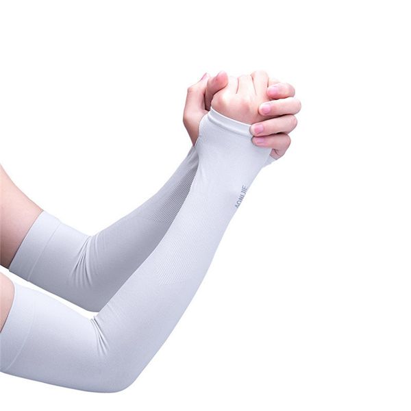 

aonijie uv sun protection cooling arm sleeve cover arm cooler warmer for gloves running golf cycling driving running, Black
