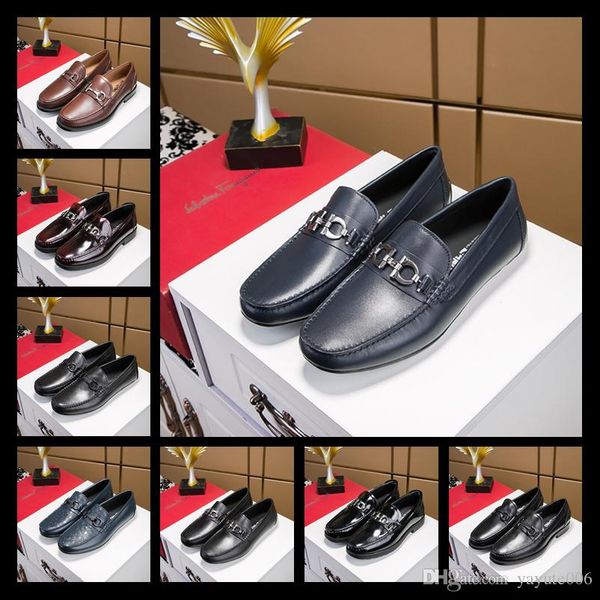 

18ss brand designer men glitter comfortable medusa shoes man's formal dress shoes for groom wedding christmas, Black