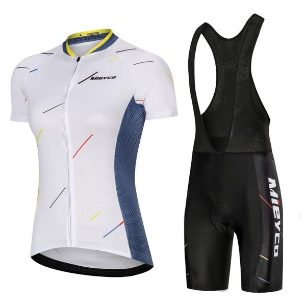 

mieyco summer cycling jersey set road bike jerseys set quick-dry cycling hombre maillot racing ciclismo women bib jersey, Black;blue