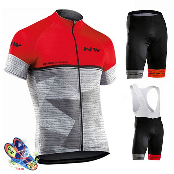 

factory direct sales 2020 pro team nw cycling jersey suit bike cycling clothing quick dry breathable sportswear, Black;blue