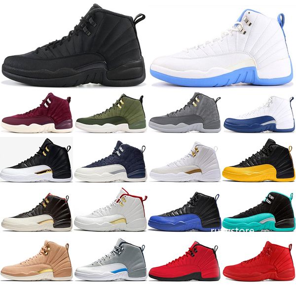 

with socks 2020 12 12s basketball shoes michigan the master winterized university designer shoes sport sneakers mens trainers 40-47