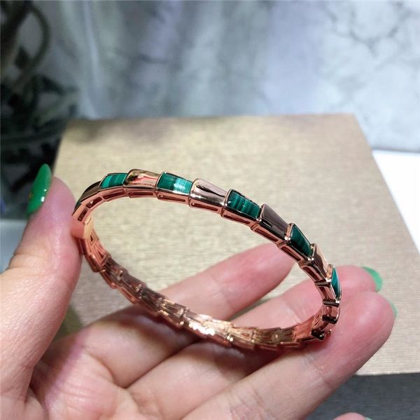

luxury wedding jewelry love bracele women snake bone bracelet ring bangle sterling silver christmas g, Black