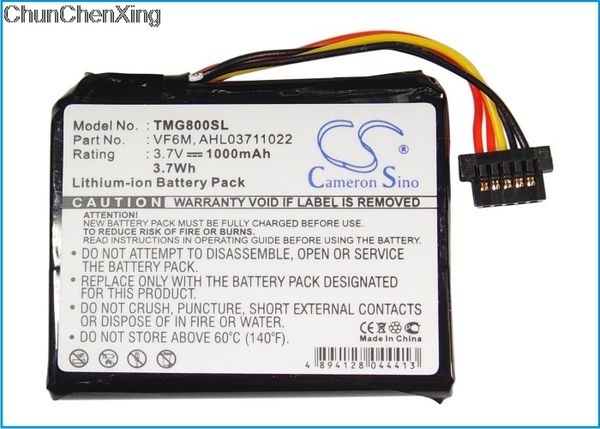 

cameron sino 1000mah battery vf6m for tomtom 4eh45, 4eh51, 4eh52, 4ej41, 4ej51, 4er41, 4er5, 4er51, go 825, 1530, 820, gear