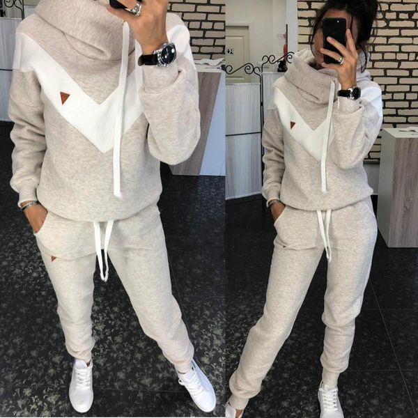 

2019 will code athletic wear catch down woman motion leisure time suit 7036, Gray