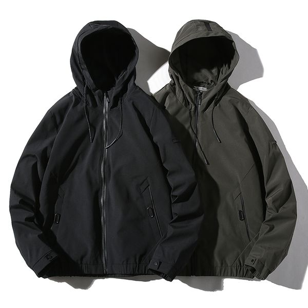 

men's hoodies 2019 spring autumn male casual hoodies sweatshirts men's solid color sweatshirt, Black;brown