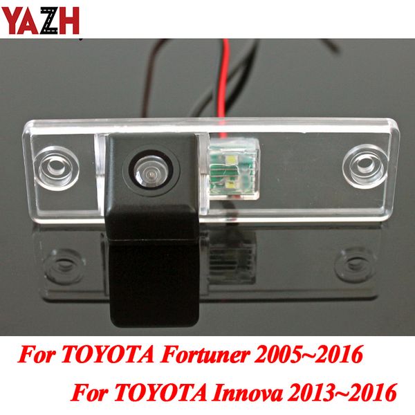 

yazh hd ccd night vision backup camera for fortuner sw4 / innova 2005~2016 auto parking reverse car rear view camera