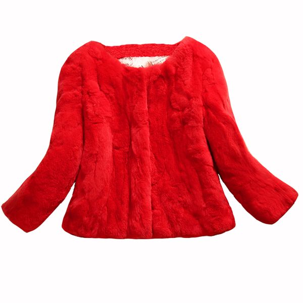 

100% pure rex fur coat real rex fur jacket warm thick oem big size wholesale factory retail, Black