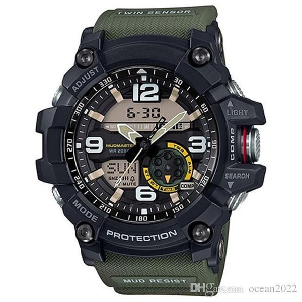 

Men g port gg1000 g 500 compa thermometer function watch led chronograph hocking all function work waterproof watche