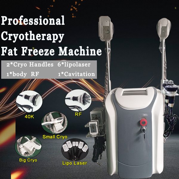 

2020 новый горячий!!! портативное cryolipolysis тучное замерзая уменьшая машину cryotherapy ультразвуковой липосакции rf машины лазера lipo