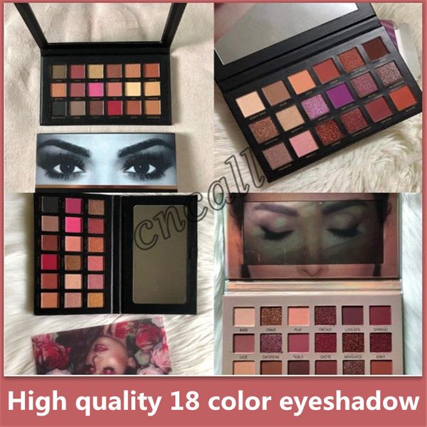 

High quality18 color eye hadow palette ro e gold textured palette makeup eye hadow beauty palette matte himmer in tock