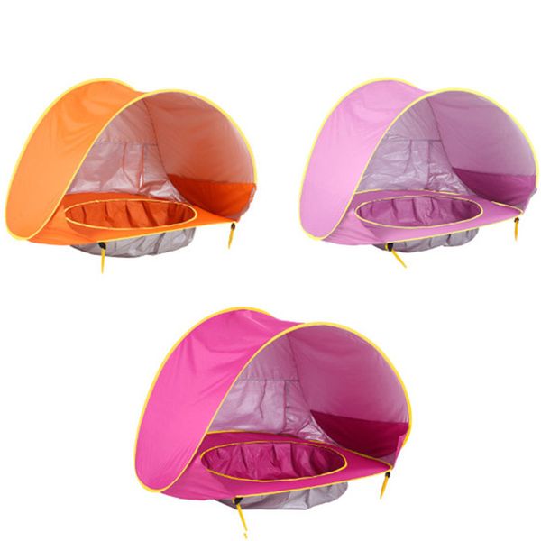 

baby beach tent uv-protecting sunshelter children toys small house waterproof up awning tent portable ball pool kids tents