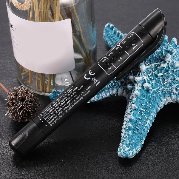 

automobile brake oil water content detection 1.5v pen motorcycle diagnostic instrument brake fluid tester