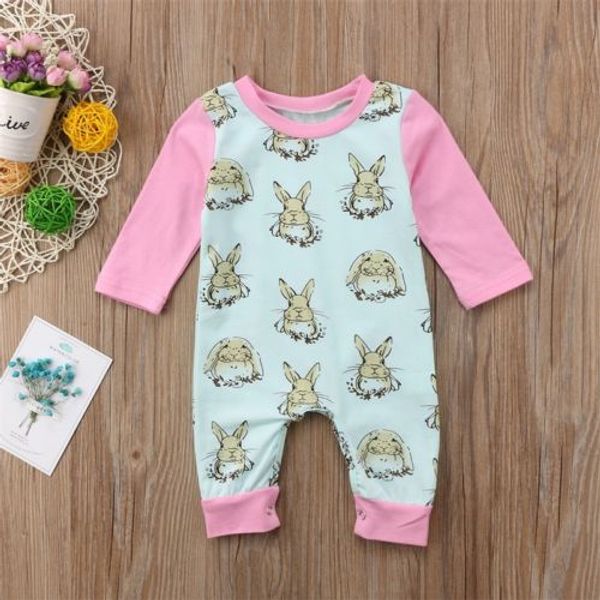 

emmababy горячие продажи новый стиль цельный дети одежда девочка комбинезон комбинезон пуловер брюки наряды в загородном стиле, Blue